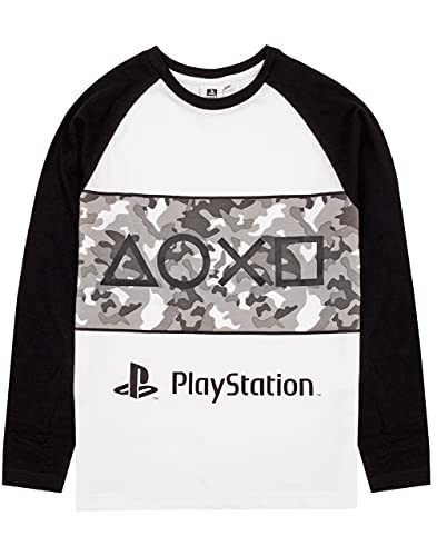 Playstation Pijamas Boys Game Camo PJs Opciones largas o Cortas 11-12 años