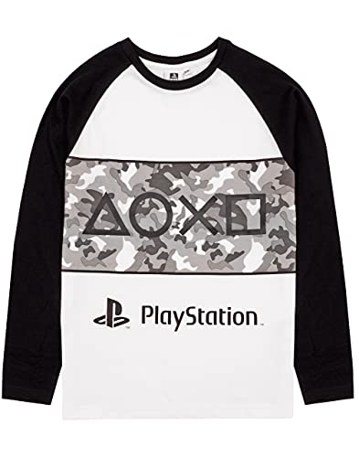 Playstation Pijamas Boys Game Camo PJs Opciones largas o Cortas 13-14 años
