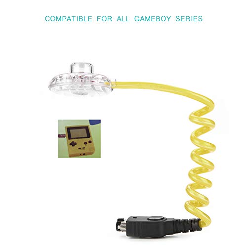 Plyisty Luz de Gusano Blanca Flexible para Gameboy Advance, iluminación LED Externa portátil, Compatible con Todas Las Series de Gameboy