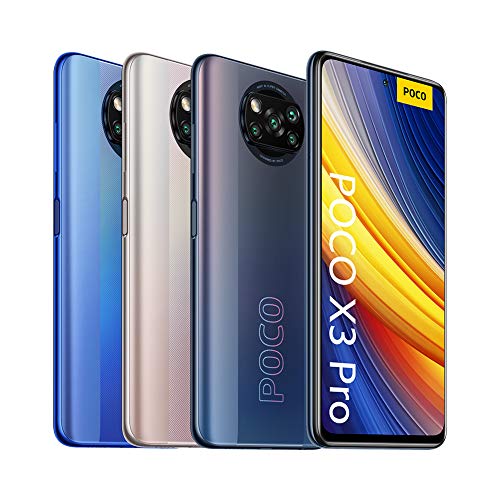 POCO X3 Pro, Smartphone 8+256 GB, 6,67” 120 Hz FHD+ DotDisplay, Snapdragon 860, cámara cuádruple de 48 MP, 5160 mAh, Negro Fantasma (versión ES/PT)