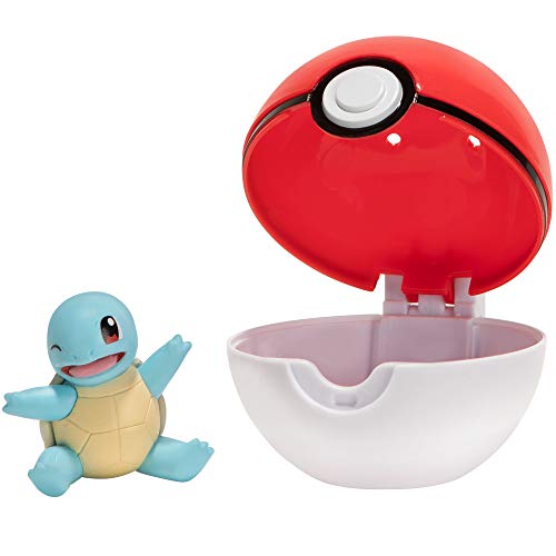 Pokémon Clip 'N' Go Bulbasaur y Poké Ball | Contiene 1 Figura de 5 cm y 1 Poké Ball | Nueva Ola 2021 | Licencia Oficial