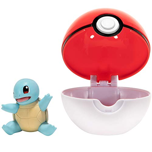 Pokémon Clip 'N' Go Bulbasaur y Poké Ball | Contiene 1 Figura de 5 cm y 1 Poké Ball | Nueva Ola 2021 | Licencia Oficial