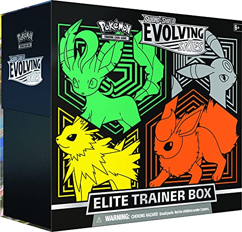 Pokemon TCG: Sword & Shield 7 Evolving Skies Elite Trainer Box - One At Random