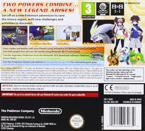 Pokemon White Version 2 (Nintendo DS) [Importación inglesa]