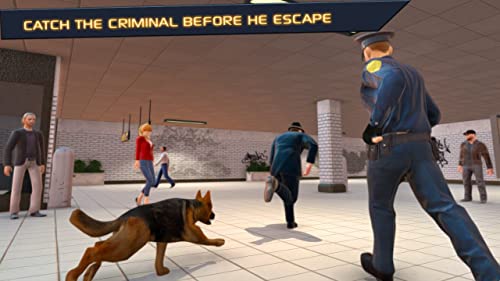 Police Dog Hunt Crime City Subway Criminal Case 3D: Policías contra ladrones Escape Survival Mission Adventure Simulator Games Gratis para niños 2018