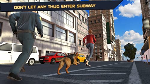 Police Dog Hunt Crime City Subway Criminal Case 3D: Policías contra ladrones Escape Survival Mission Adventure Simulator Games Gratis para niños 2018