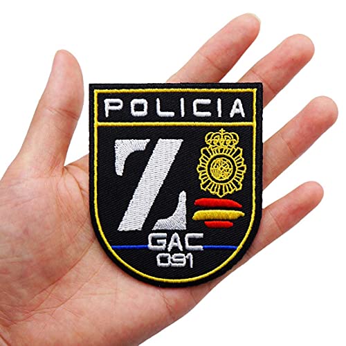 POLICIA G.A.C. 091 GAC Parches bordados militares Insignia de accesorios de ropa
