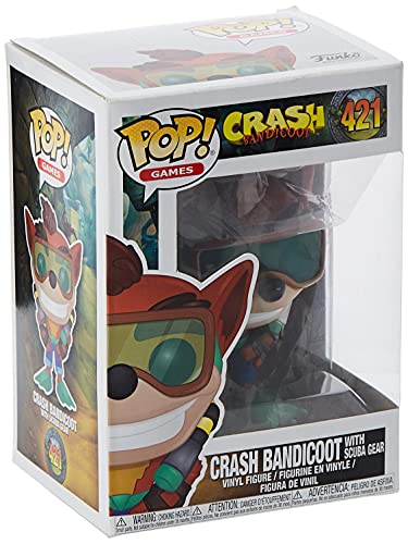 Pop! Crash Bandicoot - Figura de Vinilo Crash Bandicoot With Scuba Gear