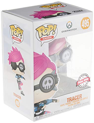 POP Funko Overwatch 495 Tracer Punk Skin Exclusive - Reloj de pulsera