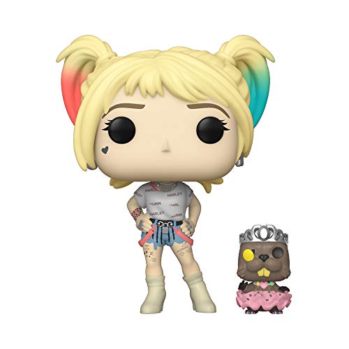 Pop Heroes: Birds of Prey- Harley Quinn w/Beaver, Multicolor, Estándar