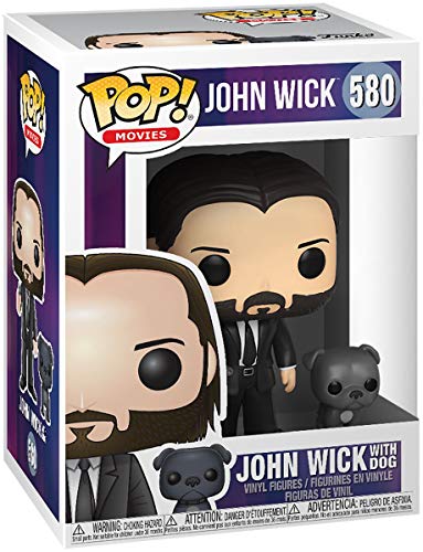 Pop! Movies: John Wick - John in Black Suit w/ Dog