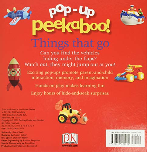 Pop-Up Peekaboo! Things That Go: Pop-Up Surprise Under Every Flap!