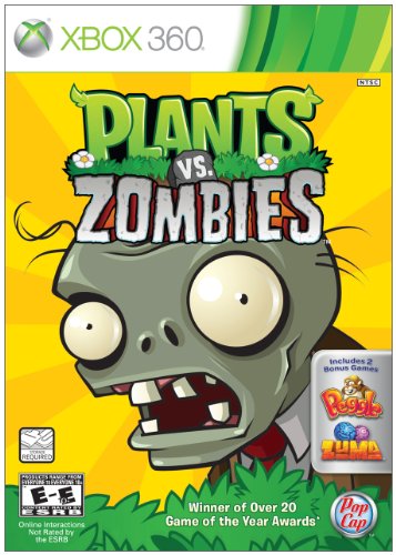 PopCap Plants vs Zombies, Xbox 360 Xbox 360 Inglés vídeo - Juego (Xbox 360, Xbox 360, Arcada, E10 + (Everyone 10 +))