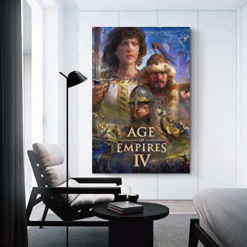 Póster de 4 fundas de juego de Age Of Empires, 40 x 60 cm