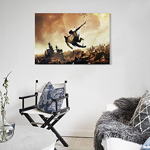 Póster de Dying Light 2 The Key Art - Lienzo decorativo para pared (30 x 45 cm)