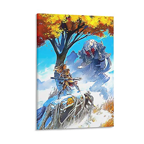Póster de Horizonte Zero Dawn en lienzo y pared con impresión moderna para dormitorio familiar, 60 x 90 cm