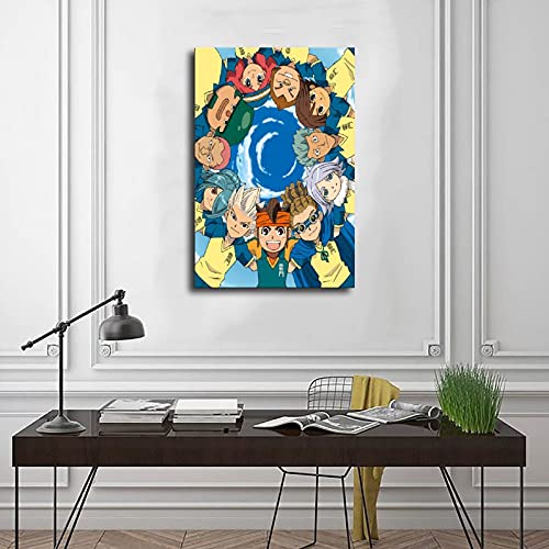 Póster de Inazuma Eleven 5 lienzos para decoración de pared, para sala de estar, dormitorio, 30 x 45 cm. Unframe:
