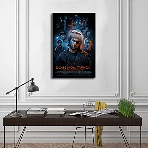 Póster de lienzo para pared de 8 unidades, diseño de Game Escape from Tarkov