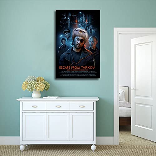 Póster de lienzo para pared de 8 unidades, diseño de Game Escape from Tarkov