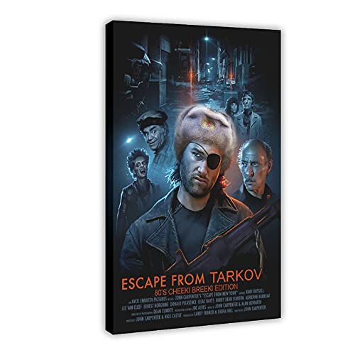 Póster de lienzo para pared de 8 unidades, diseño de Game Escape from Tarkov