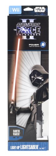PowerA Darth Vader Lightsaber, Wii - Volante/mando (Wii, especial, Wii, Hogar, Inalámbrico, Bluetooth, AA)