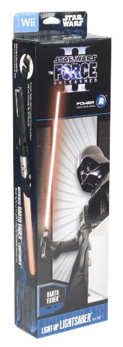 PowerA Darth Vader Lightsaber, Wii - Volante/mando (Wii, especial, Wii, Hogar, Inalámbrico, Bluetooth, AA)