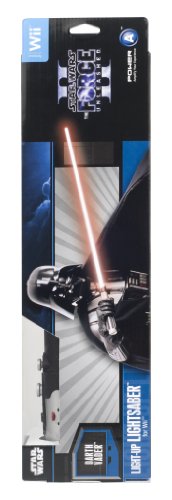 PowerA Darth Vader Lightsaber, Wii - Volante/mando (Wii, especial, Wii, Hogar, Inalámbrico, Bluetooth, AA)