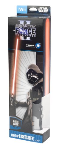 PowerA Darth Vader Lightsaber, Wii - Volante/mando (Wii, especial, Wii, Hogar, Inalámbrico, Bluetooth, AA)