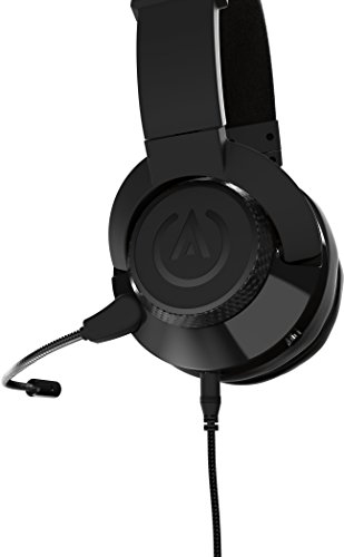 PowerA Fusion Auriculares Gaming con Micrófono Desmontable y Cable - Compatibles con PlayStation 4, Xbox (One, One X, One S, 360), Nintendo Switch, Mac, Android, IOS - Negro