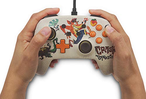 PowerA - Mando con cable para Nintendo Switch, diseño de Quantum Crash