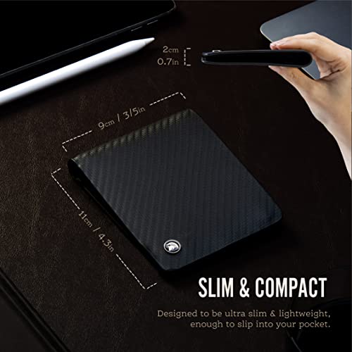 POWR Carteras para Hombre RFID | Billeteras para Hombre | Cartera Hombre Pequeña | Idea Regalo para Hombre