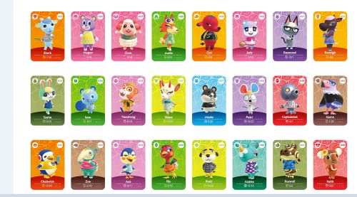 Preventa 48pcs NFC tarjetas Amiibo para Animal Crossing 5 Series: Jack Meiling pastillas de té, compatible con interruptor/interruptor Lite Wii U nuevo 3DS