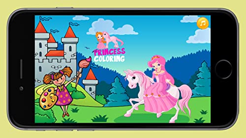 Prince & Princess Coloring Book - ¿Te encantan las hermosas princesas? Disfruta dibujando y pintando princesas gratis para colorear juego de páginas!