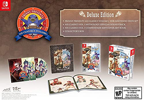 Prinny Presents NIS Classics Volume 1: Phantom Brave: The Hermuda Triangle Remastered/Soul Nomad & the World Eaters Deluxe Edition for Nintendo Switch [USA]