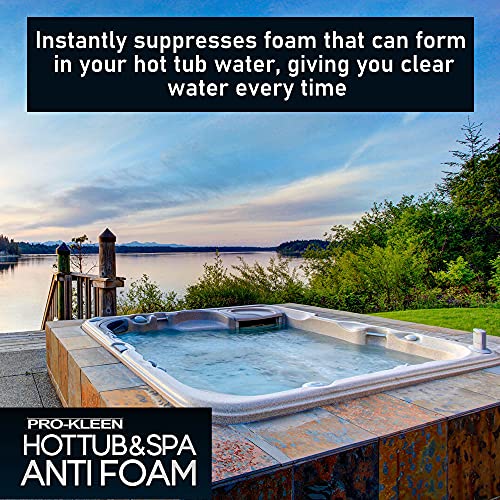 Pro-Kleen MY1446 - Antiespumante para Todos los Jacuzzi y spas, fácil de Usar, Transparente (5 litros)