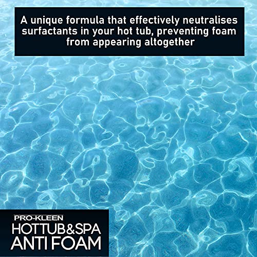 Pro-Kleen MY1446 - Antiespumante para Todos los Jacuzzi y spas, fácil de Usar, Transparente (5 litros)