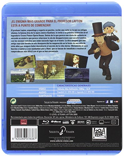 Profesor Layton Y La Diva Eterna Blu-Ray [Blu-ray]