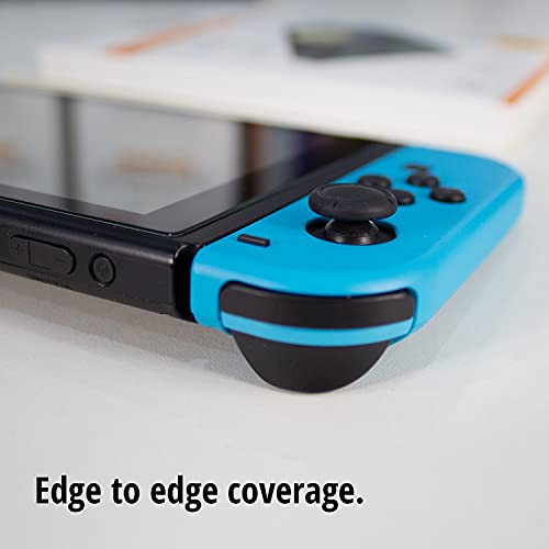 Protector de Pantalla para la Nintendo Switch - Protector de Pantalla de Prima de Cristal Templado de Orzly - Pack de DOS para la Pantalla de 6.2 pulgadas de la Nintendo Switch