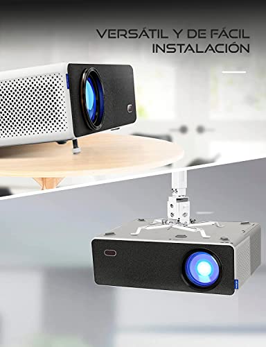 Proyector 4K, 8.800 Lúmenes, Muy Luminoso, Contraste 150.000:1 , Fullhd Nativo, Cine en Casa 200", USB Multimedia, Preparado para PS5, Xbox Series