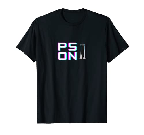 PS ON Gamer Controlador de juegos Playsi PS Console Gamer Camiseta
