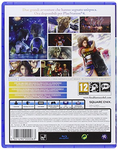 PS4 Final Fantasy X-X2: HD Remaster - Standard Edition ITALIANO