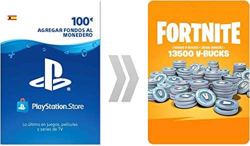 PSN Credito para Fortnite 13500 V-Bucks | Código de descarga PS4 - Cuenta española