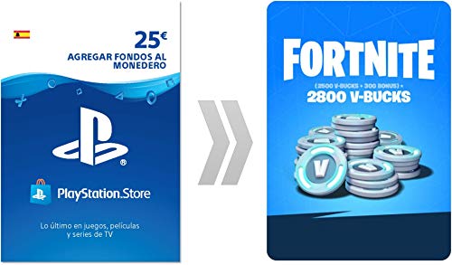 PSN Credito para Fortnite 2800 V-Bucks | Código de descarga PS4 - Cuenta española