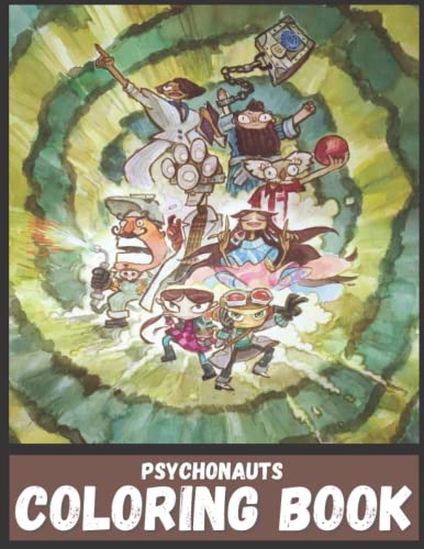 psychonauts coloring book: great coloring book for kids