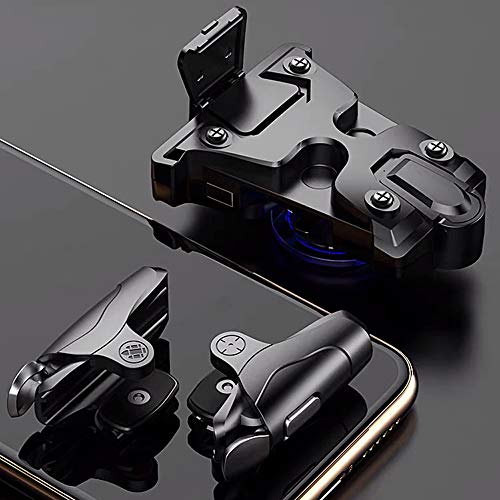 PUBG Mobile Trigger, PB906 Rapid-Fire Mode Mobile Game Controllers para PUBG / COD Mobile / Fortnite / Rules of Survival Gaming Grip y Gaming Joysticks para teléfonos Android iPhone