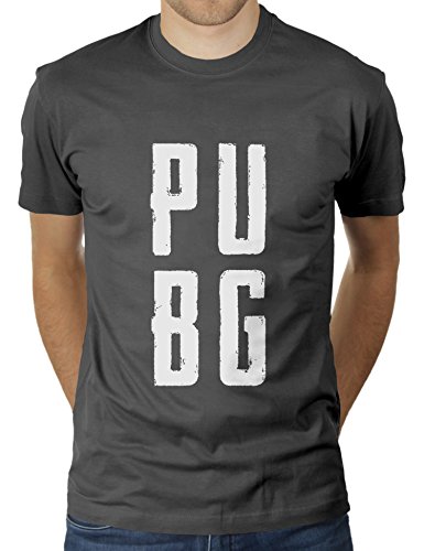 PUBG Player Unknown Battlegrounds - Camiseta para hombre antracita L