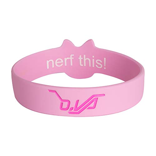 Pulsera de goma de la segadora de Overwatch j8325 negro