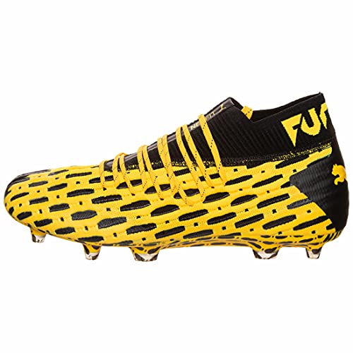 PUMA Future 5.1 Netfit FG/AG, Zapatillas de Fútbol Hombre, Amarillo (Ultra Yellow Black), 41 EU