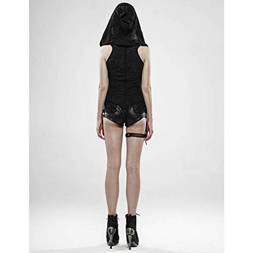 Punk Rave Vampyria - Sudadera con capucha Negro Medium-Large