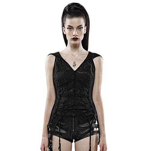 Punk Rave Vampyria - Sudadera con capucha Negro Medium-Large